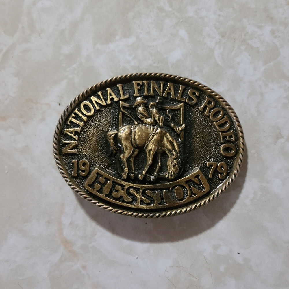 Hesston belt buckle